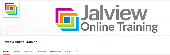 Screenshot of the Jalview youtube channel header